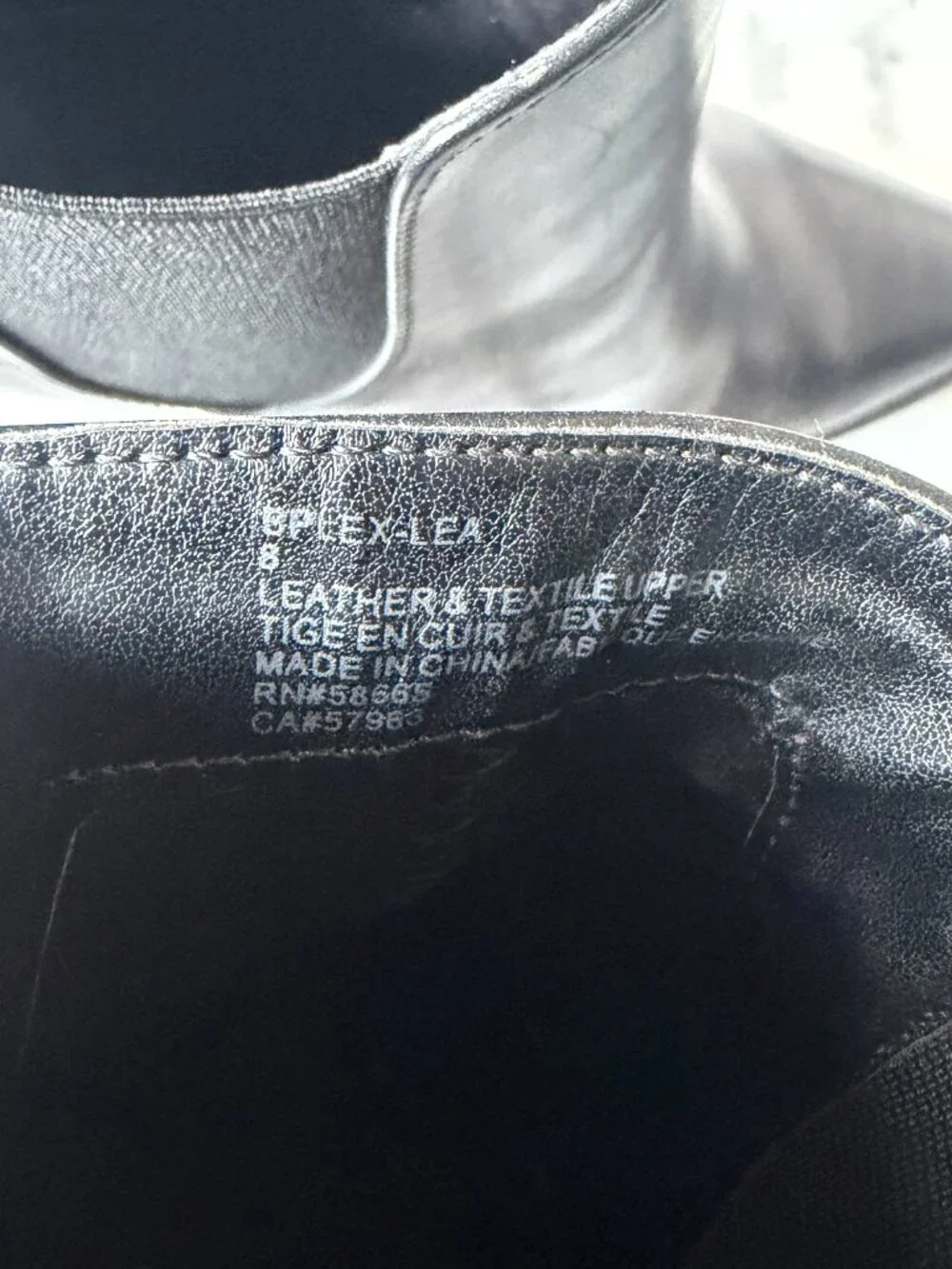 Nordstrom BP Lex Black Leather Ankle Booties Size 8